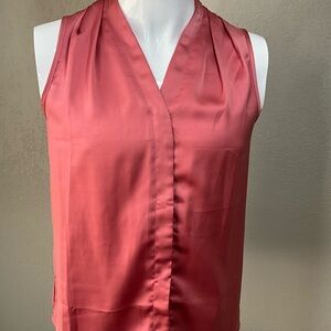SHEIN Sleeveless V-Neck Blouse in Rose